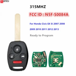 Mando a distancia para Honda Civic EX SI 2007 2008 2009 2010 2011 2012 2013 - Imagen 1 de 3