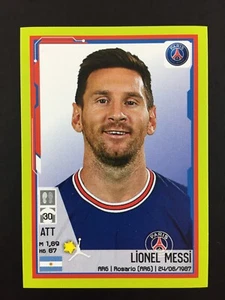Lionel Messi Sticker Panini Foot 2021 2022 (21-22) #357 PSG - Picture 1 of 3