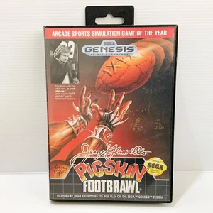 Pigskin Footbrawl + Box - Sega Genesis - Tested & Working - Free Postage - Picture 1 of 4
