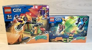 LEGO 60293 & 60299 | City Stuntz | Stunt Park Set & Fire Stunt Bike New & Sealed - Picture 1 of 9