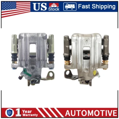 Pinzas de freno trasero izquierdo derecho y soporte PZ para Volkswagen Jetta 1999-2000 Foto 1 de 4