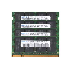 Samsung 4x 4GB 2Rx8 PC2-6400 DDR2-800MHz 200pin SODIMM Laptop Memory RAM#!~ - Picture 1 of 10