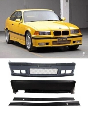 Kit carrozzeria per BMW E36 Serie 3 92-98 paraurti minigonne laterali M3 design - Immagine 1 di 4