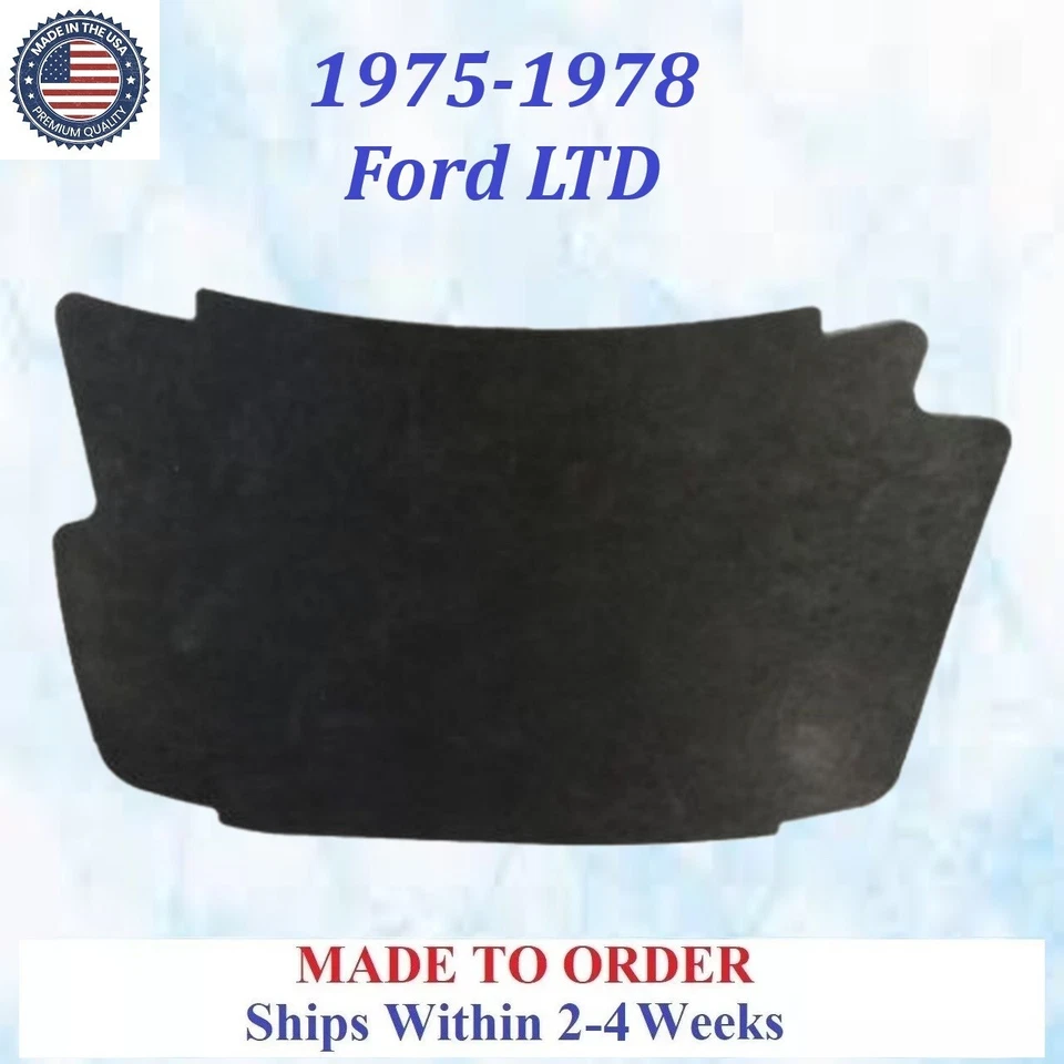 NEW 1975-1978 Ford LTD HOOD INSULATION GRAY REM #FOR-HIN-130 - Image 1 of 3