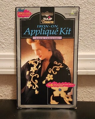 Kit de apliques de hierro Tulip Treasures tapiz dorado Foto 1 de 2