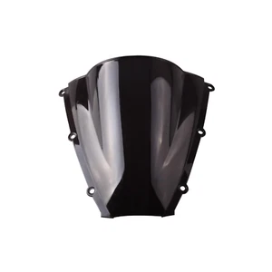 Black Double Bubble Windscreen Windshield visor for Honda CBR 600 RR 2003-2004 - Picture 1 of 2