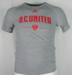 DC United MLS Adidas Men's Short Sleeve T-Shirt Gray  - Picture 1 of 4