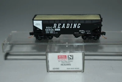 N Scale MTL 55490 Reading 33' Twin Bay Hopper 86585 C20396 - Image 1 of 2