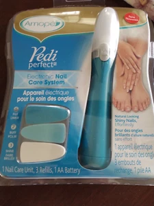 Amope Pedi Perfect elektronisches Nagelpflegesystem mit Nachfüllpads - Bild 1 von 2