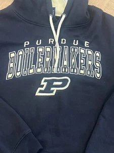 Purdue University Boilermakers Hoodie Black XL Sweatshirt - Picture 1 of 6
