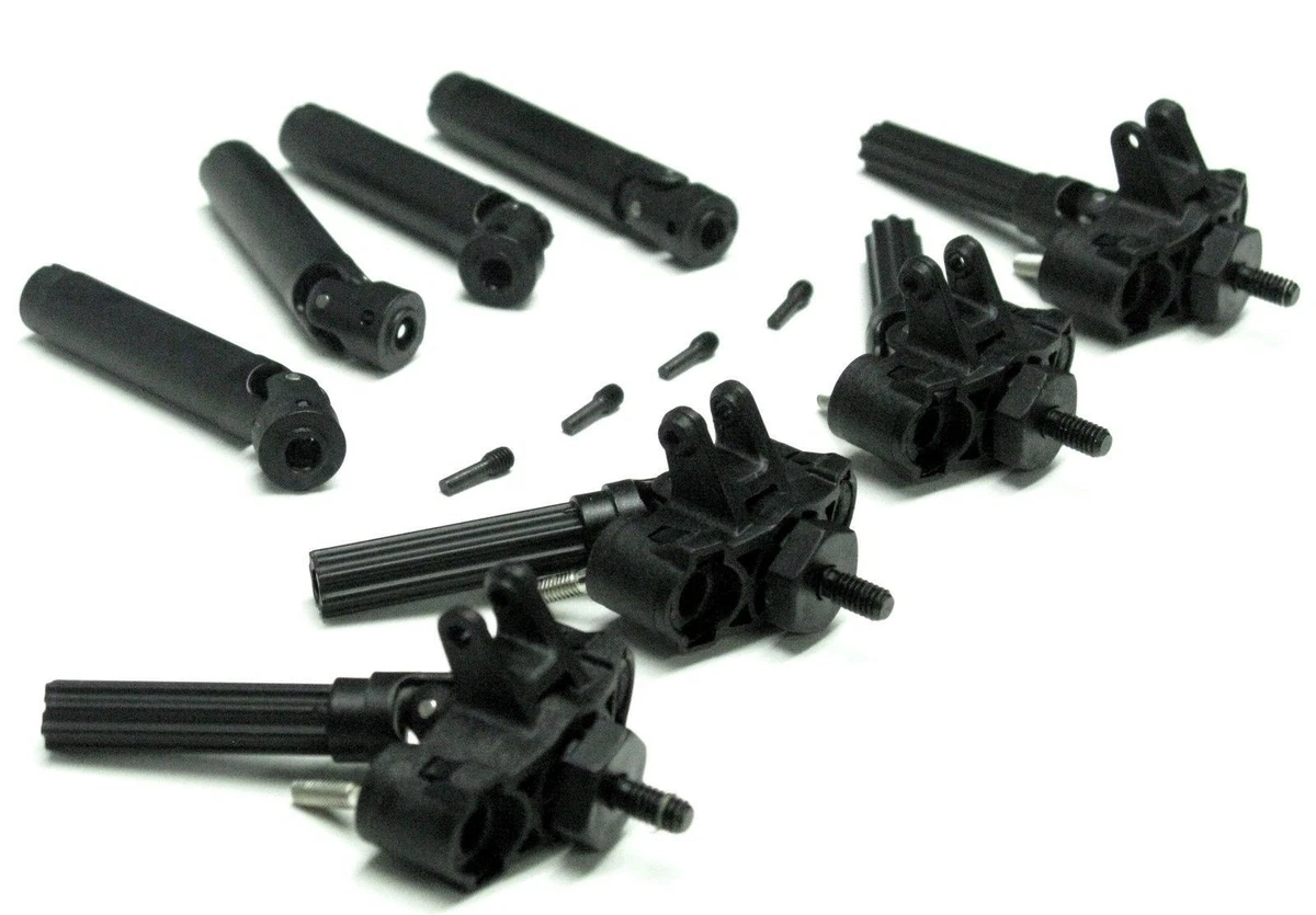 Juego De Ejés CVD De Acero Para Traxxas 1/16 E-Revo, Summit Y Slash - Centro, Delantero Y Trasero