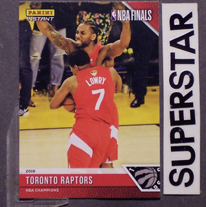 KAWHI LEONARD/KYLE LOWRY 2018/19 Panini Instant NBA Champions #28 Toronto Raptor