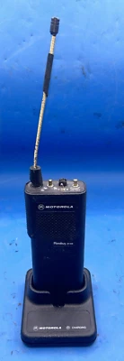 MOTOROLA RADIUS P50 "UNTESTED" Walkie Talkie Radio with BASE CHARGER - Image 1 of 4