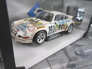 PORSCHE 911 Carrera 2.8 RSR Rallye Le Grand Bazar TdF 1973 #103 RARA Solido 1:18 - Foto 1 di 5