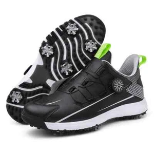 Professionelle Männer Golfschuhe Schnellschnürung Soft Golf-Trainings-Turnschuhe - Picture 1 of 20
