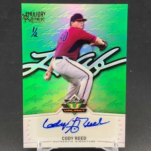 Béisbol Leaf Valiant Cody Reed 2004 radiocontrol autografiado firmado rojos raro sp 1/2 - Imagen 1 de 5