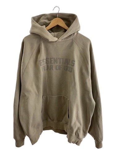 FEAR OF GOD Felpa con cappuccio PAURA DI DIO XXL COTONE BEIGE usata