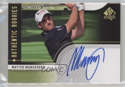 2012 SP Authentic Rookies Limited /25 Matteo Manassero #109 Rookie Auto RC - Image 1 of 2