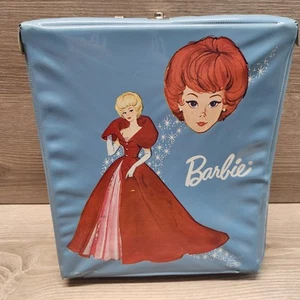 Vintage 1964 Barbie Ponytail Blue Case Mattel - Picture 1 of 12