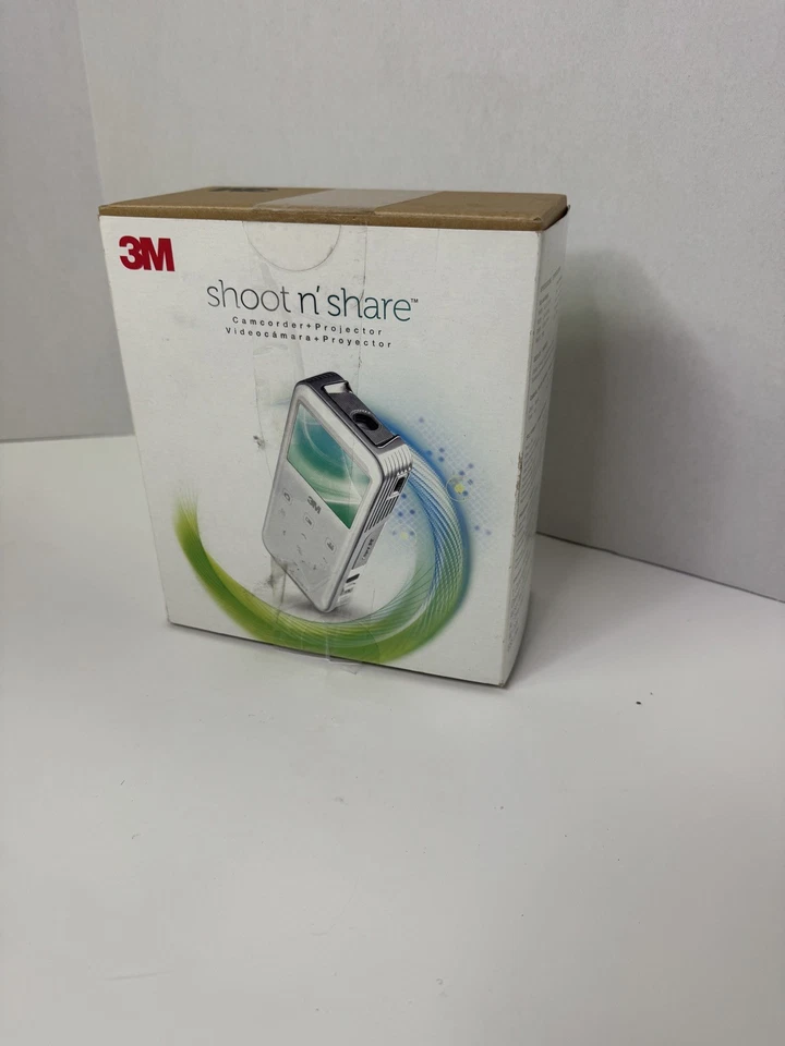 3M Shoot 'N Share Camcorder and Projector Combo with Charger, USB, and AV Input - Image 1 of 4