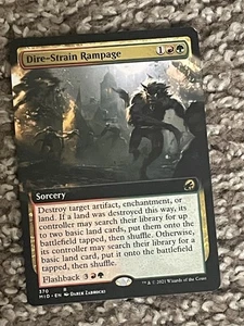 Dire-Strain Rampage Innistrad: Midnight Hunt MTG #219 Rare - Picture 1 of 1