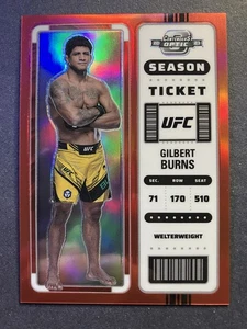 2023 Panini Chronicles UFC - Contenders Optic Season Ticket Gilbert Burns - Picture 1 of 2