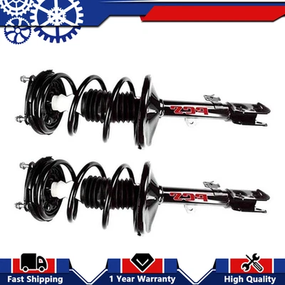 Pack of 2 Front Complete Strut & Coil Springs FCS For 2000-2005 Toyota RAV4 Foto 1 de 4