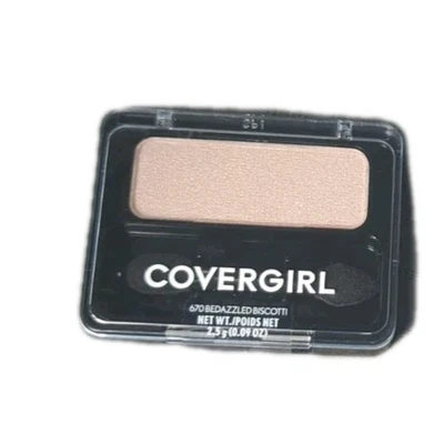 Covergirl Eyeshadow BEDAZZLED BISCOTTI #670 Eye Enhancers Sheer Sparkle TALC - Image 1 of 3