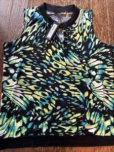 Worthington Damenbluse schwarz Fairywing ärmellos neu mit Etikett XL - Bild 1 von 4