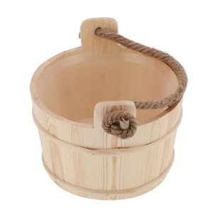 6L Sauna Room Wooden Barrel Steaming Box Steaming Room Accessories Large-capacit - Picture 1 of 24