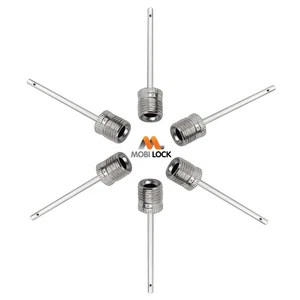 6 Pcs Ball Pump Inflation Needle - Stainless Steel Air Pump Needles - Ideal f... - Bild 1 von 6