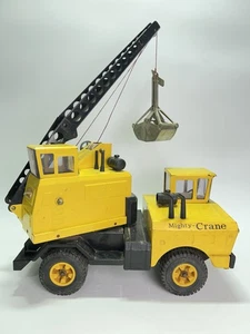 VTG 1970s TONKA Mighty Crane Steel Truck w/ Clam Bucket AS-IS - Picture 1 of 17