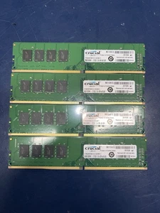 Crucial 32GB (4x8GB) PC4-17000 DDR4-2133 RAM Desktop SDRAM CT8G4DFD8213.C16FAR11 - Picture 1 of 1