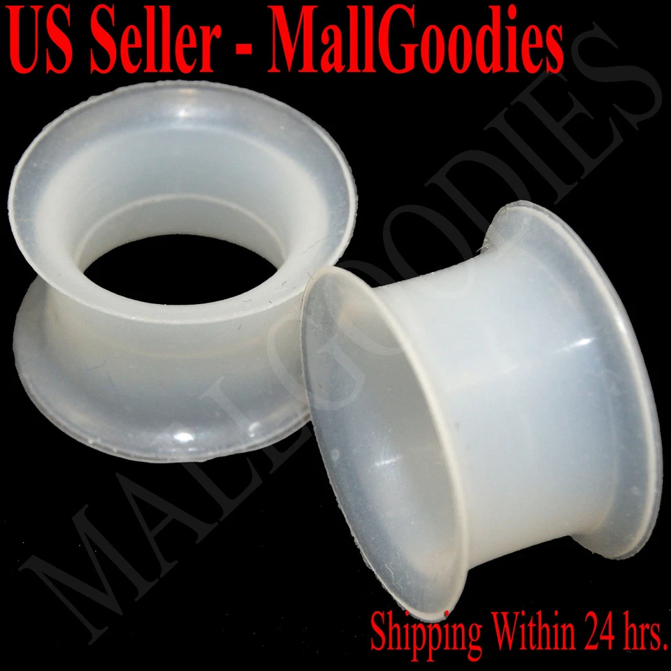 0919 Силиконовые мягкие мягкие прозрачные беруши 5/8" дюймовые беруши 16мм - Изображение 1 из 1