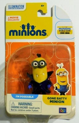 Figura Minions Gone Batty Minion 2,5", Illumination Ent. Foto 1 de 2