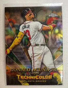 2023 Topps Chrome Ronald Acuna Jr. Technicolor Insert - Picture 1 of 2