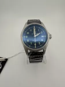 Addiesdive 39mm Pilot Flieger Type-A Dial, NH35 Automatic, 20BAR WR, Leather - Bild 1 von 9