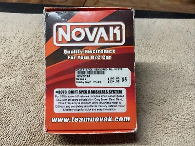 NOVAK #3073 Drift Spec BL System 13.5 Turn Great Condiition!! W/ Deans Connector - Image 1 of 4