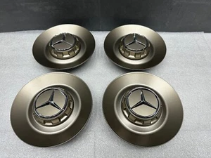 4x Mercedes W463 G63 AMG Nabendeckel Kappen A0004003400 gold 22 Zoll Deckel Manu - Bild 1 von 5