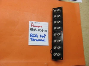 📈PIONEER AKB-002-0 RCA 16P TERMINAL QX-8000 QUAD RECEIVER - Picture 1 of 4