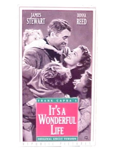 IT'S A WONDERFUL LIFE ORIGINAL UNCUT VERSION VHS VIDEO TAPE MOVIE NEW AND SEALED - Picture 1 of 5