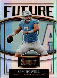Sam Howell 2022 Panini Select Draft Picks Future Silver Prizm #F-SH Tar Heels - Picture 1 of 2