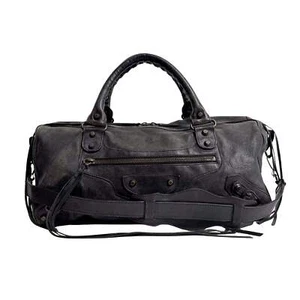 Bolso de mano BALENCIAGA The First de cuero negro - Imagen 1 de 18
