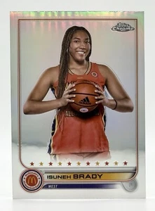 2021-22 Topps Chrome Mcdonalds All American Refractor #87 Isuneh Brady RC UCONN - Picture 1 of 2