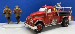 Department 56 Classic Cars 1956 Engine 54 Pumper w/2 Members of the Fire Brigade - Picture 1 of 12