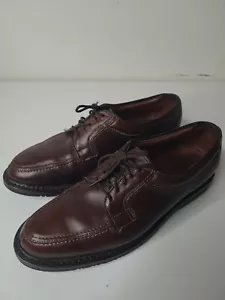Men’s Allen Edmonds Brown Leather Oxfords 9.5 D Wilbert 1930 - Picture 1 of 8