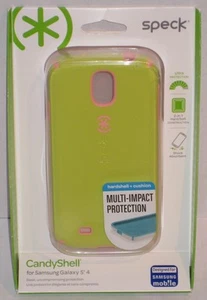 Speck SPK-A2055 CandyShell for Samsung Galaxy S4 - Lemongrass, Sherbet Pink NEW - Picture 1 of 3