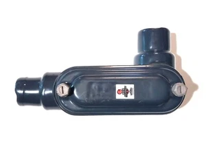"Cuerpo de conducto recubierto de PVC PlastiBond Robroy PRLR47 tipo forma LR 7 90 grados 1 1/4" - Imagen 1 de 5