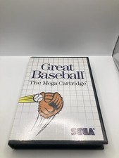 Great Baseball Sega Master System U.S Variant Complete Sports 8 Bit Retro #0871