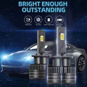 HEADLIGHT BULBS D1S D2S D3S D4S LED 6000K WHITE REPLACE HID CONVERSION CAR LAMPS - Bild 1 von 17